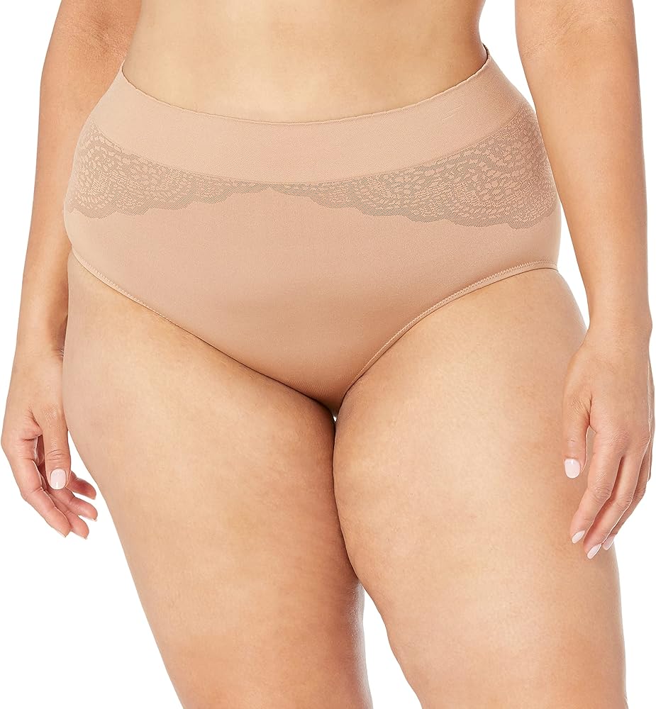 Warner's Women's Plus Size Cloud 9 Stretch Smooth and Seamless Hipster Brief Rs3241p/ Rs3244p