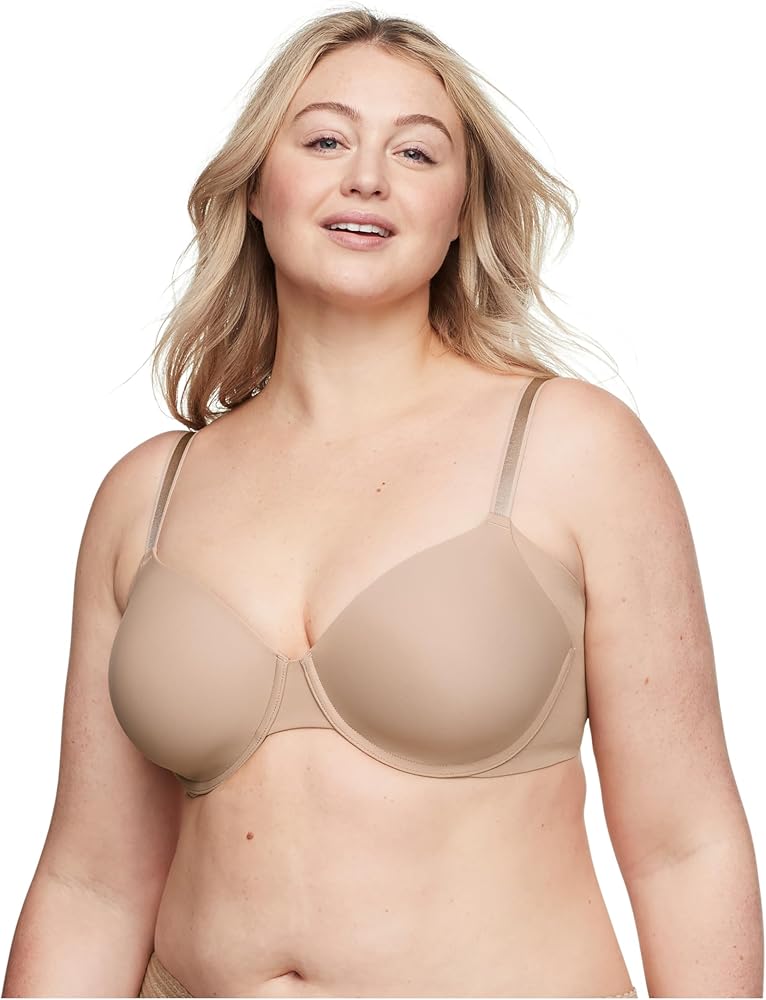 Warner's Women's No Side Effects Seamless Underarm-Smoothing Comfort Underwire Lightly Lined T-Shirt Bra Ra3061a