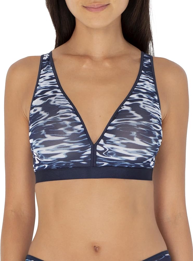 Smart & Sexy Women's Sheer Mesh Plunge Bralette