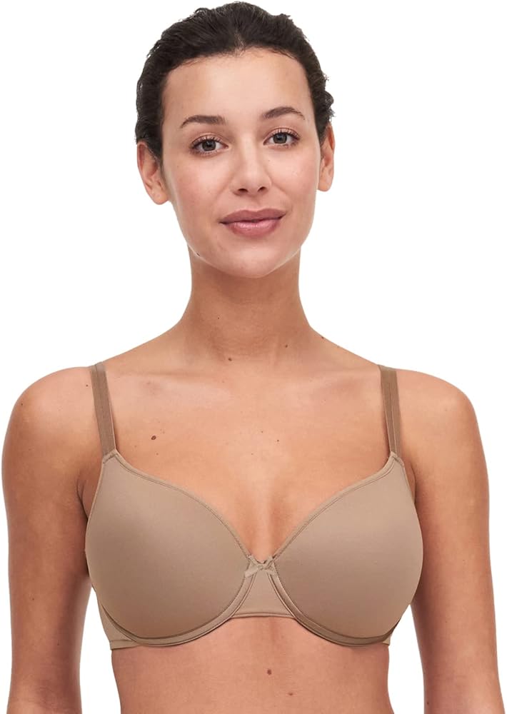 Chantelle Women's Basic Invisible Smooth T-Shirt Bra , Hazelnut , 34G