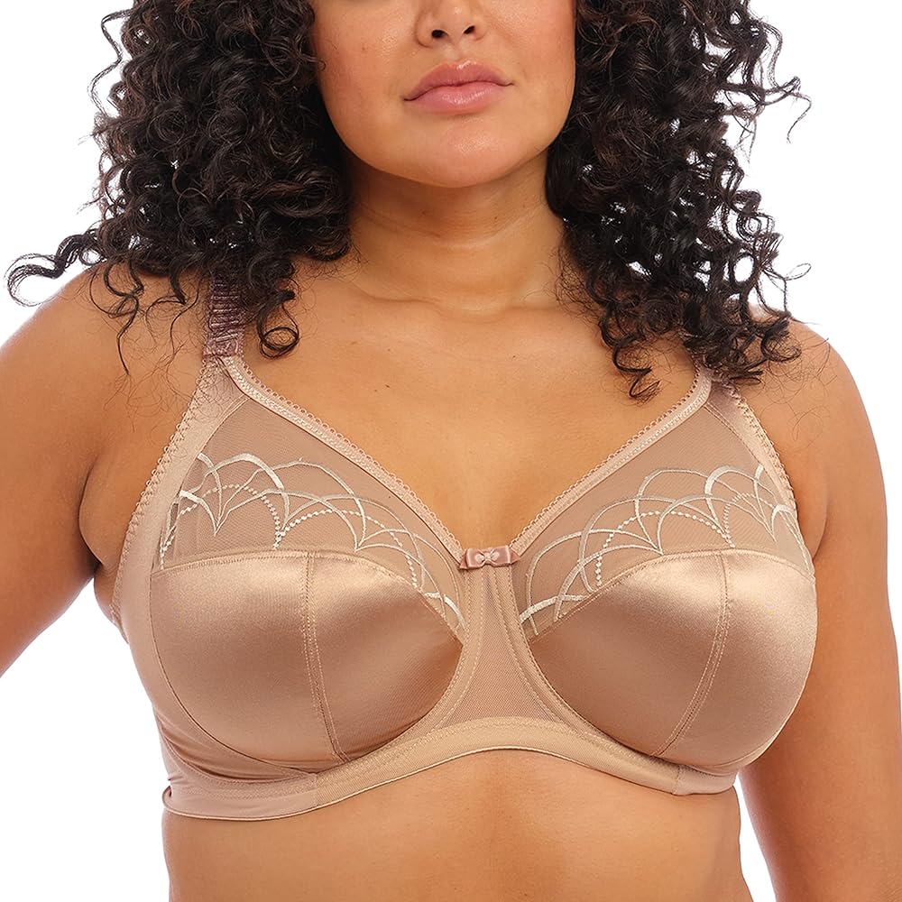 Elomi womens Cate Underwire Cup Banded Full Coverage Bra, Hazel, 46HH US