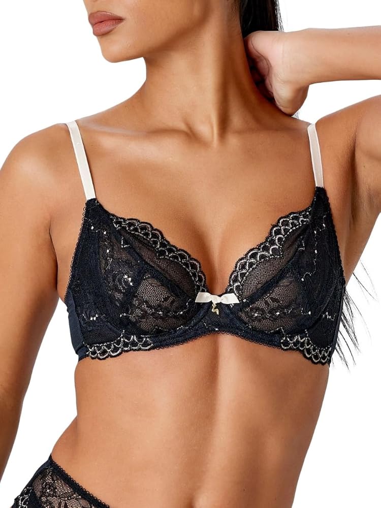 Gossard Women's Superboost Lace Non-Padded Plunge Bra