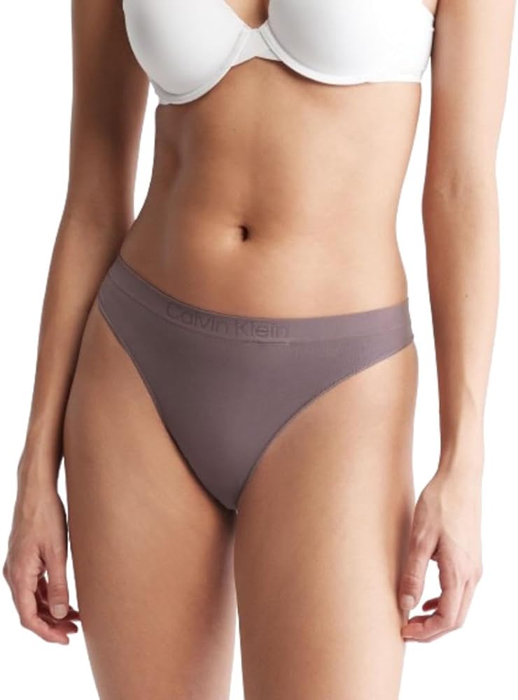 Calvin Klein Women's Bonded Flex Mid-Rise Thong