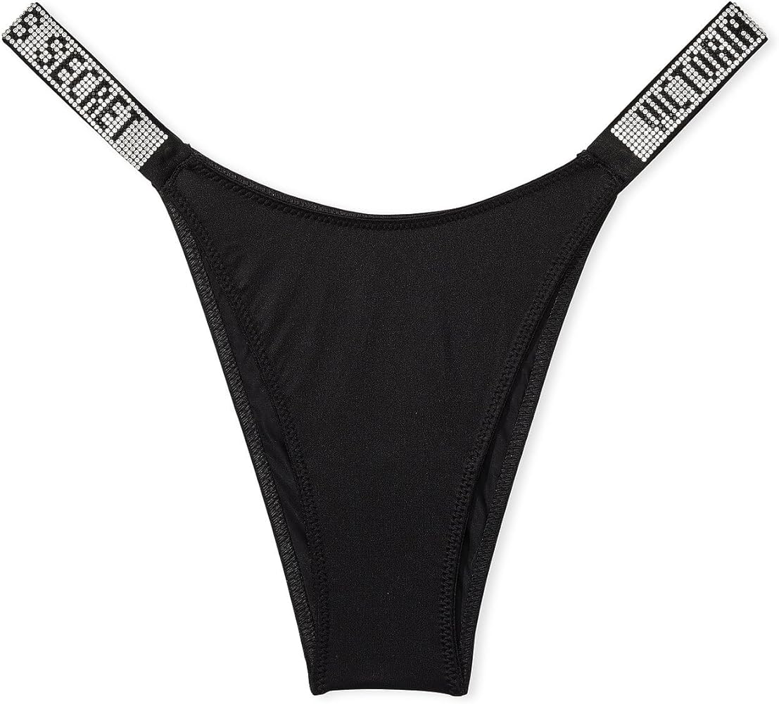 Victoria's Secret Women's Very Sexy Shine Strap Brazilian Underwear, Moderate Coverage Panties for Women (XS-XXL)