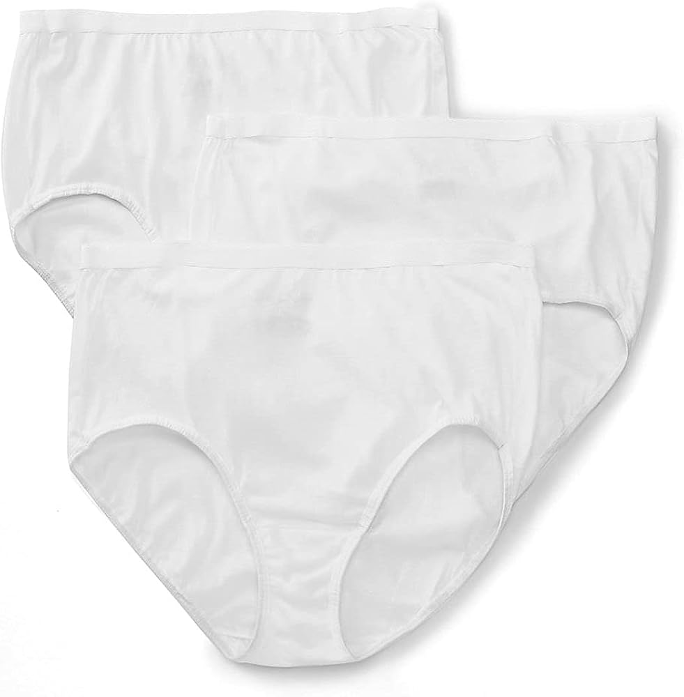 Fruit of the Loom Women's Plus-Size Non-Binding Brief Panties