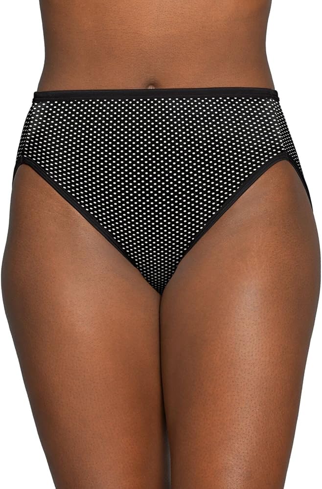 Vanity Fair Womens Body Shine Illumination Hi Cut Panty, 7