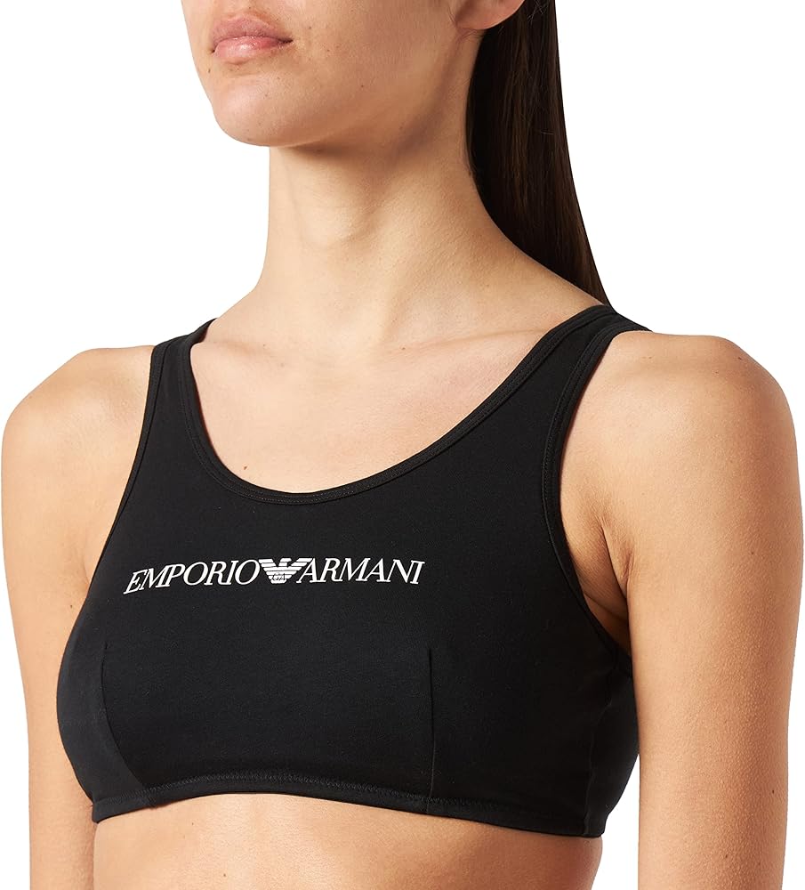 Emporio Armani Women's Iconic Logoband Bralette Bra