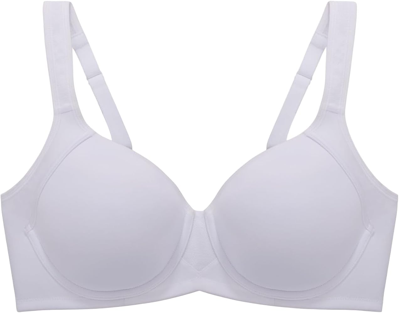 Vanity Fair Womens Medium Impact Underwire Sport Bra, 40C, Star White