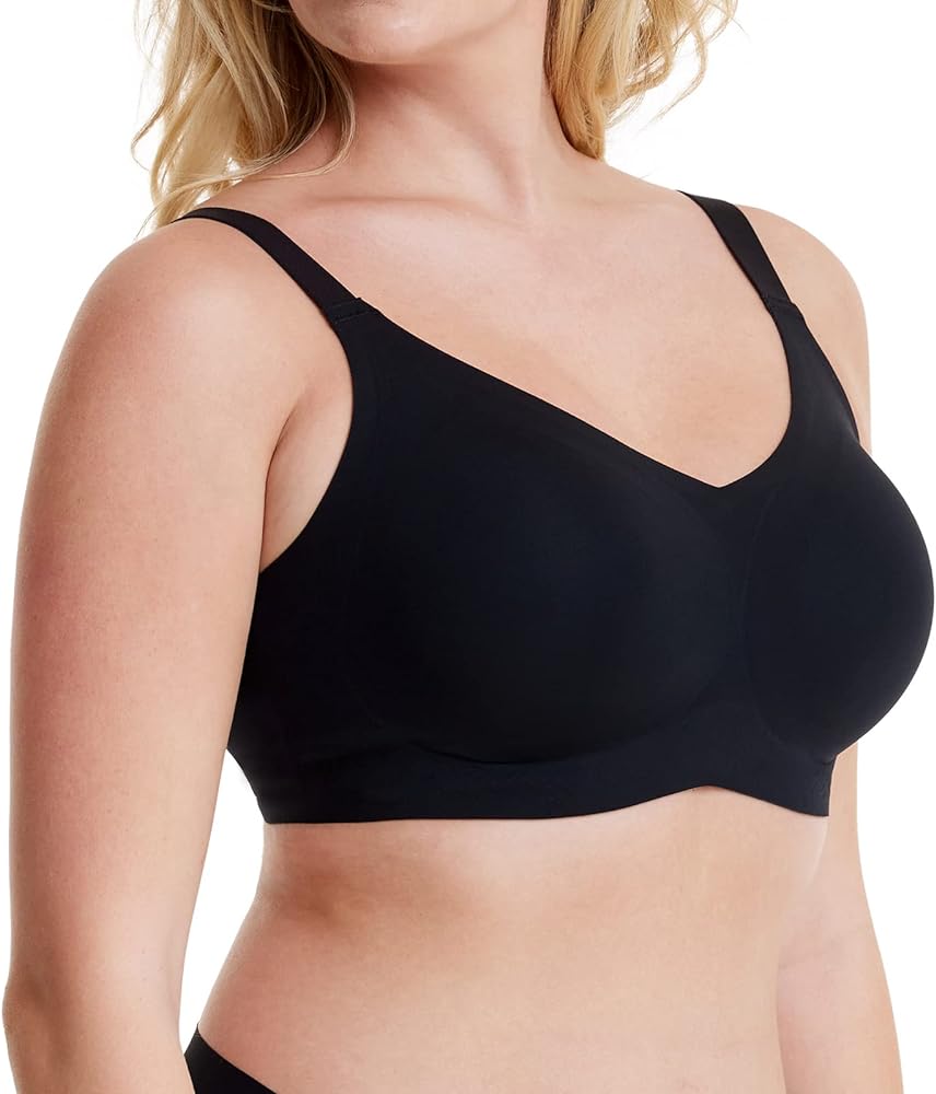 Wireless Bra for Women Seamless Support Bralette, Comfort Lightly Lined Born for Her Ultra-Fit T-Shirt Bra EB061