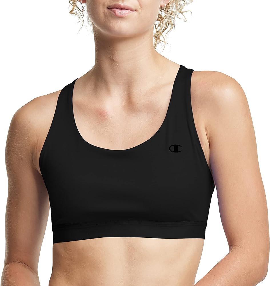 Champion Women's Sports Bra, Absolute, Moisture Wicking Bra, Moderate Support Sports Bra