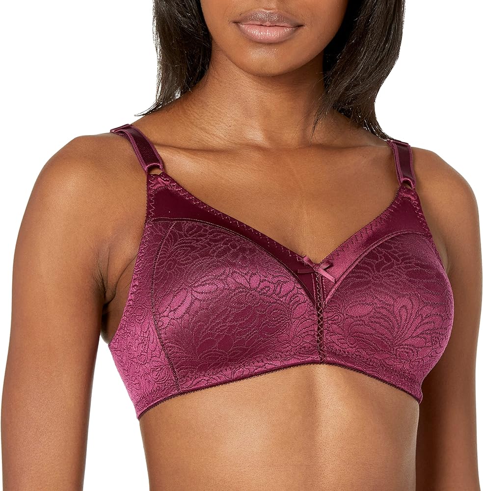 Bali Women's Double Support Wireless, Full-Coverage Lace Bra (Retired Colors)