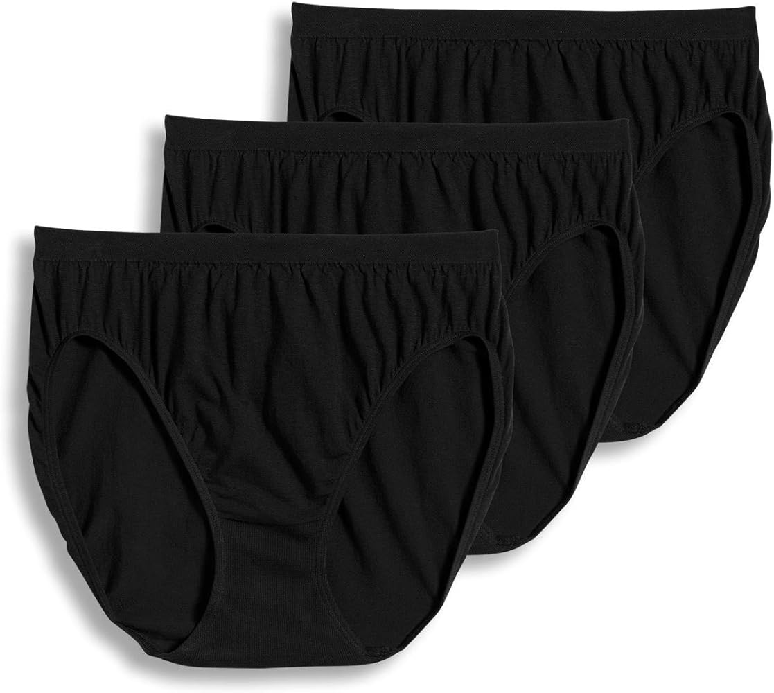 Jockey Women's Underwear Comfies Microfiber French Cut - 3 Pack