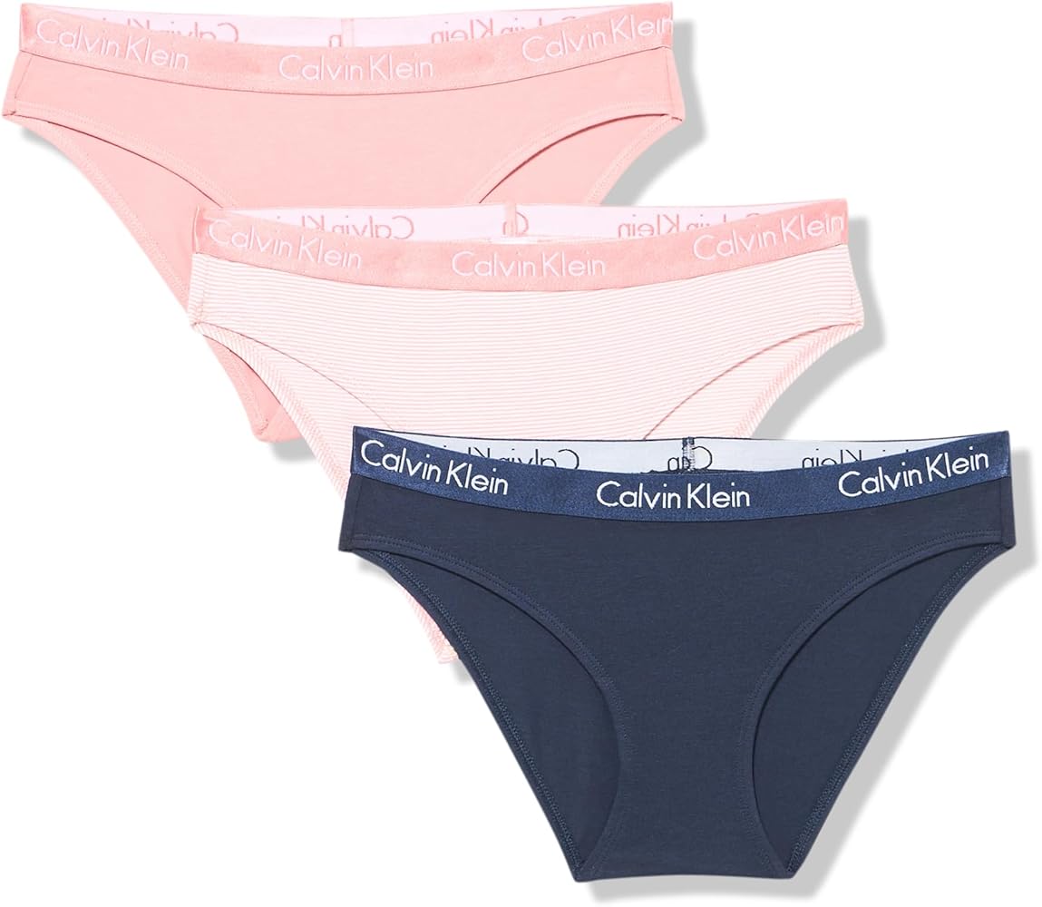 Calvin Klein Women's Motive Cotton Multipack Bikini Panty 2 Pack