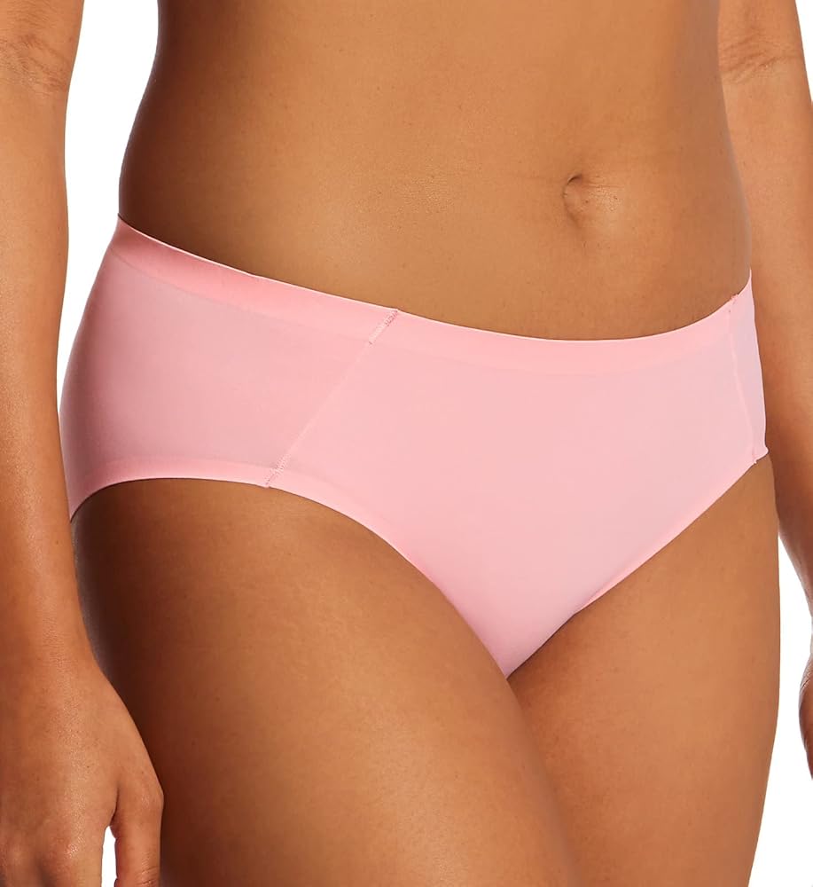 Bali Women's Soft Touch Hipster Panty, DFSTHP, Rose Bloom Pink, 6