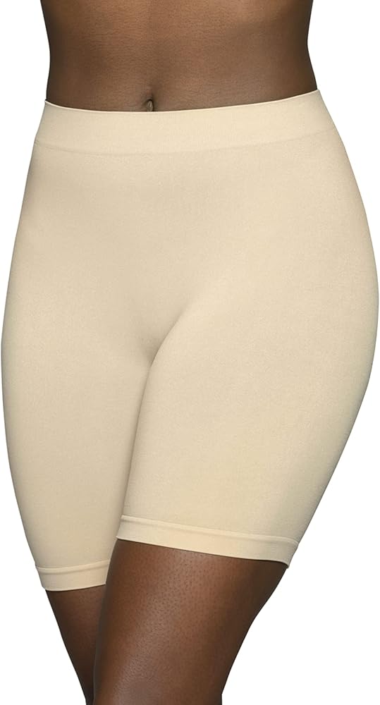 Vanity Fair Women's Seamless Slip Shapewear Shorts, No Show Look Under Dresses, Skirts & Pants