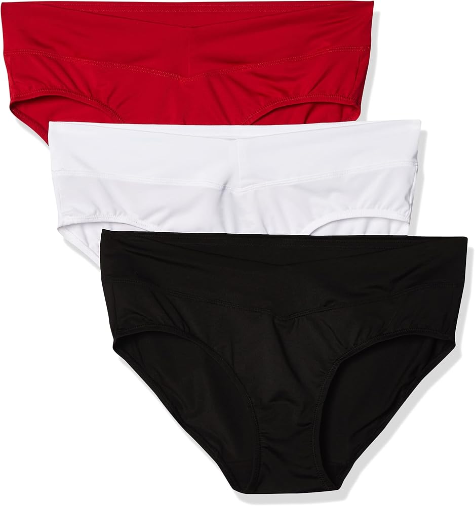 Warner's Women's Blissful Benefits No Muffin Top 3 Pack Hipster Panties