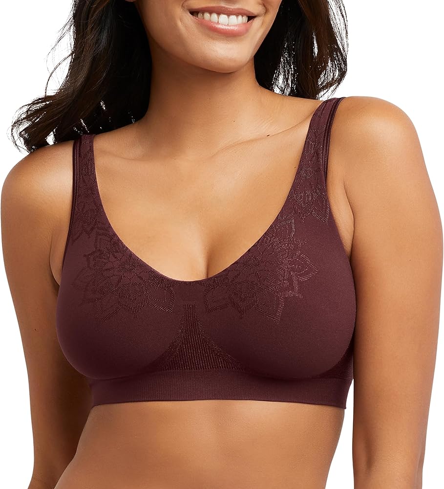 Bali Women's Comfort Revolution Wireless, Seamless Bra, 2-ply Cups, ComfortFlex Fit