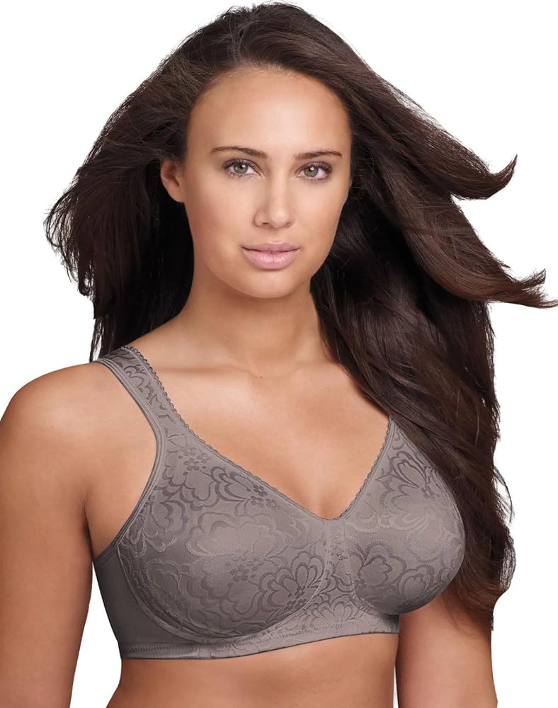 PLAYTEX Womens 18 Hour Ultimate Lift and Support Wirefree Bra Warm Steel