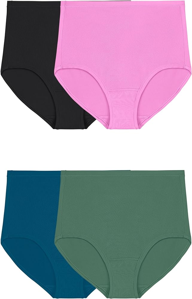 Fruit of the Loom Women's Getaway Collection, Cooling Mesh Underwear, Lightweight & Breathable