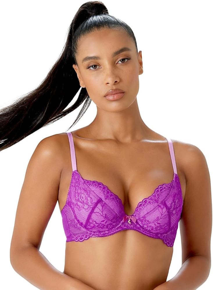 Gossard Women's Superboost Lace Padded Plunge Bra