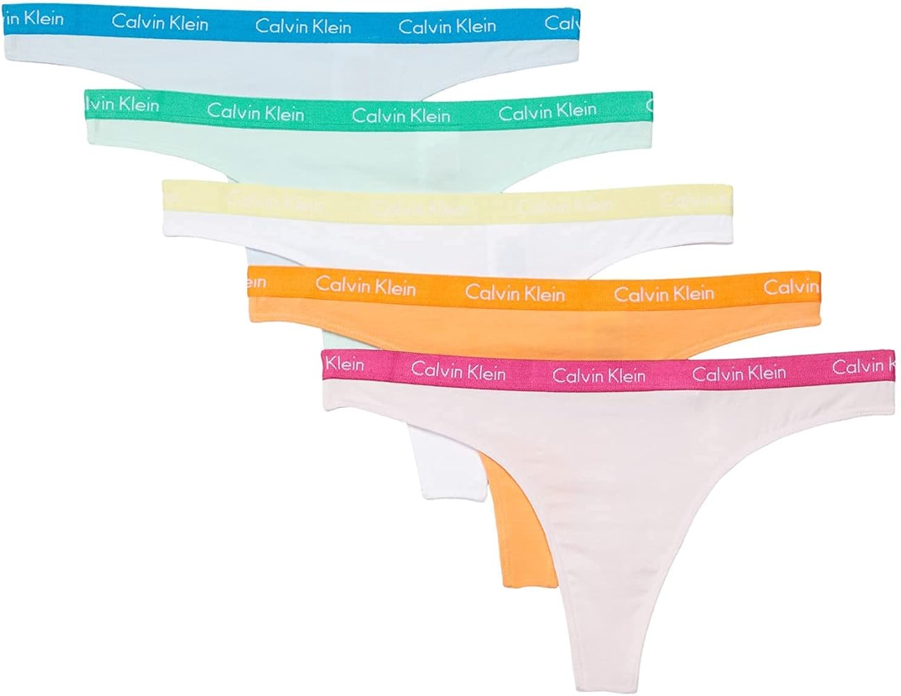 Calvin Klein Women's 3 Pack Carousel Thong Panty