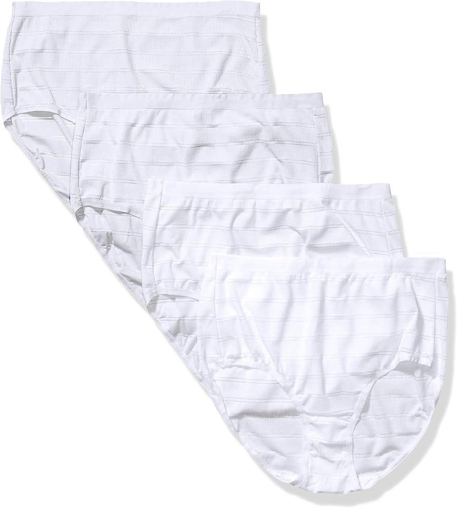 Hanes Womens Comfort Flex Fit 4 Pack Brief Panties