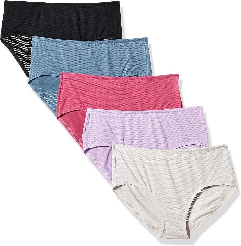 Fruit of the Loom Women 5pk Premium Breathable Lowrise Brief