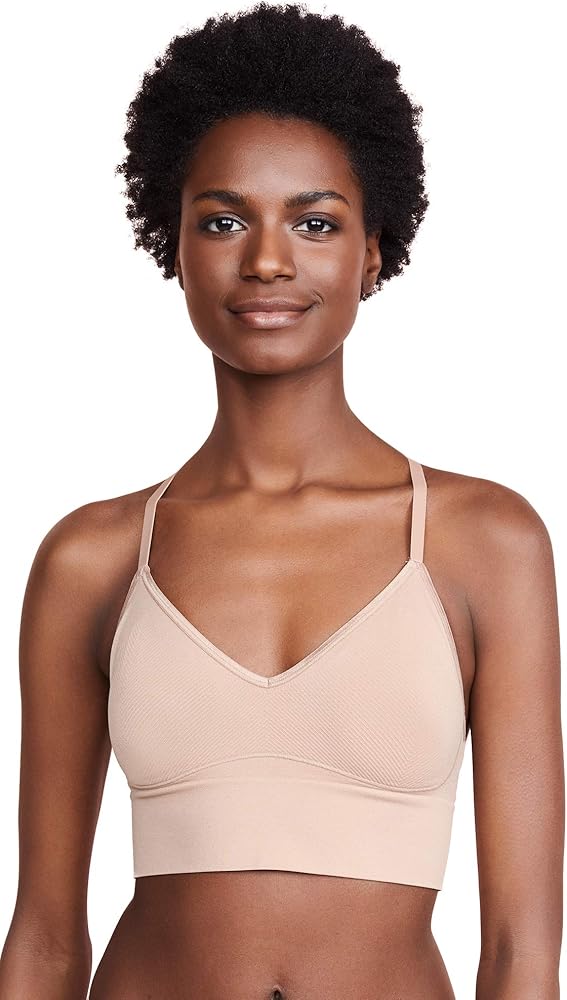 Yummie Women's Ultralight Seamless Wire Free Lace Back Bra