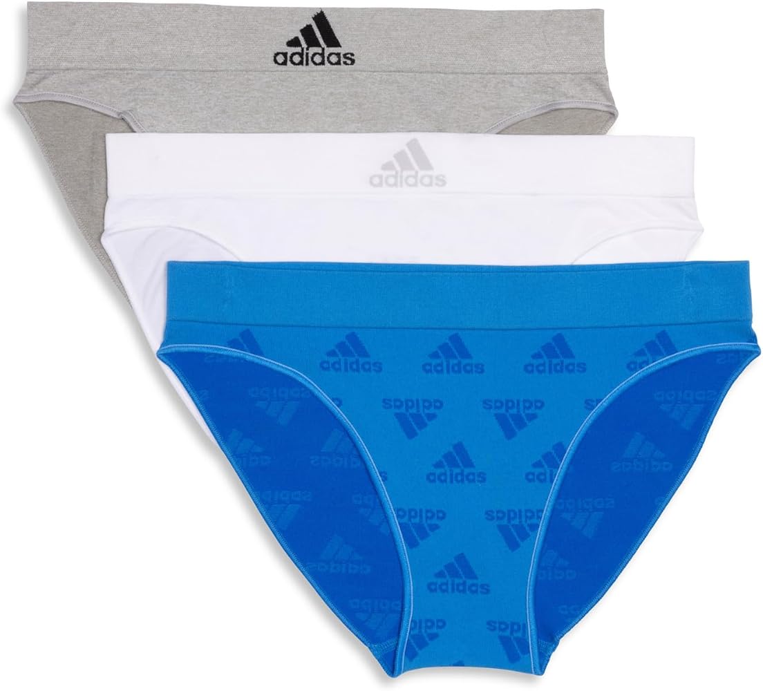 Adidas Women's Seamless Brief Panties 3-Pack