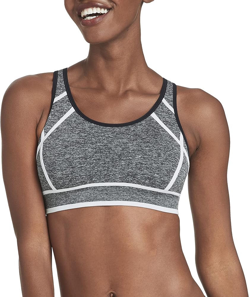 Hanes Womens Seamless Layered Racerback Bra Dhs103