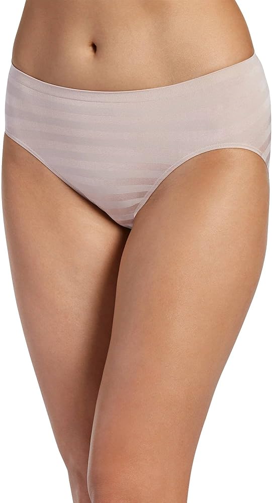 Jockey Women's Underwear Matte & Shine Seamfree Hi Cut