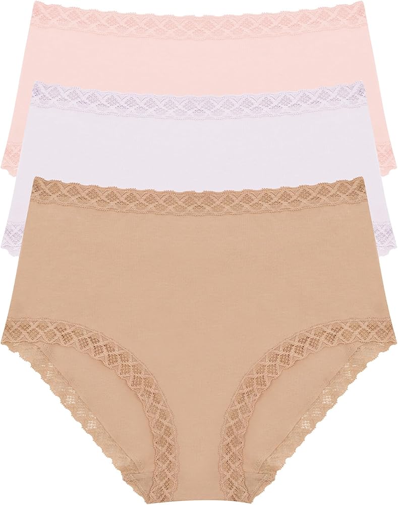 Natori Women's Bliss Cotton Full Brief 3-Pack