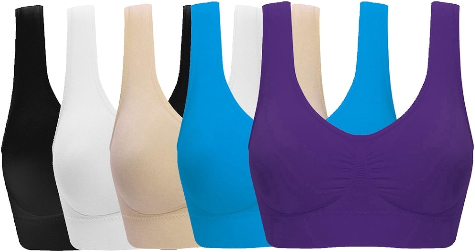 Women's Seamless Wire-Free Bra with Removable Pads