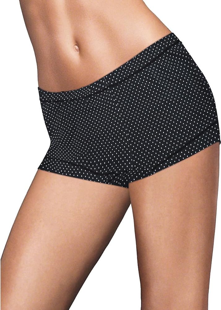 Maidenform Dream Tailored Cotton Boyshort_Black Dot_5