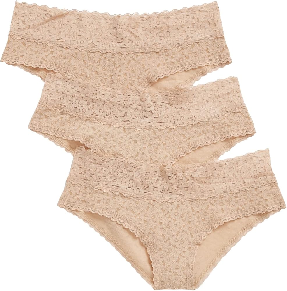 GAP Women's 3-Pack Lace Cheeky Underpants Underwear