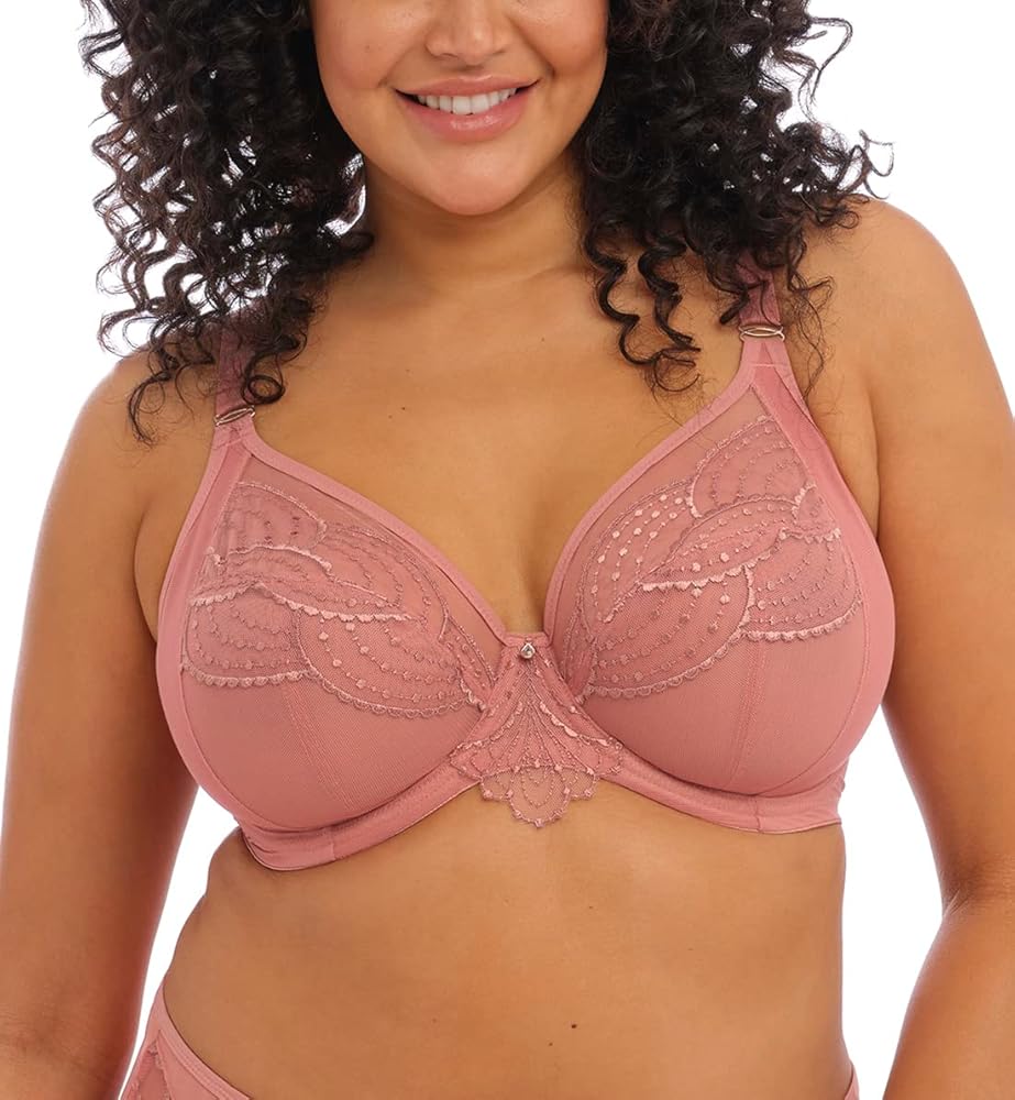 Elomi Priya Plunge Underwire Bra (4550)- Rosegold