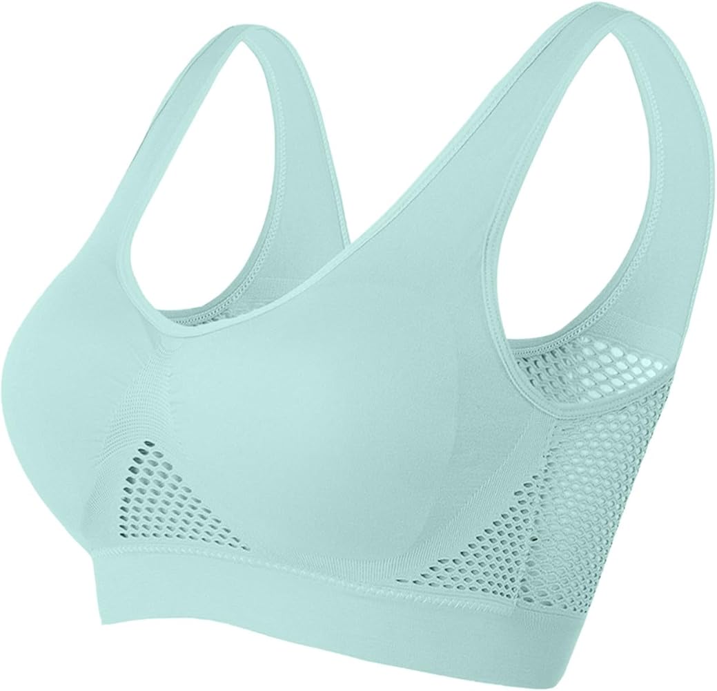 Sports Bras for Women High Support Full Coverage Bras Supportive Cool Liftup Air Bras Breathable Push Up Yoga Bras