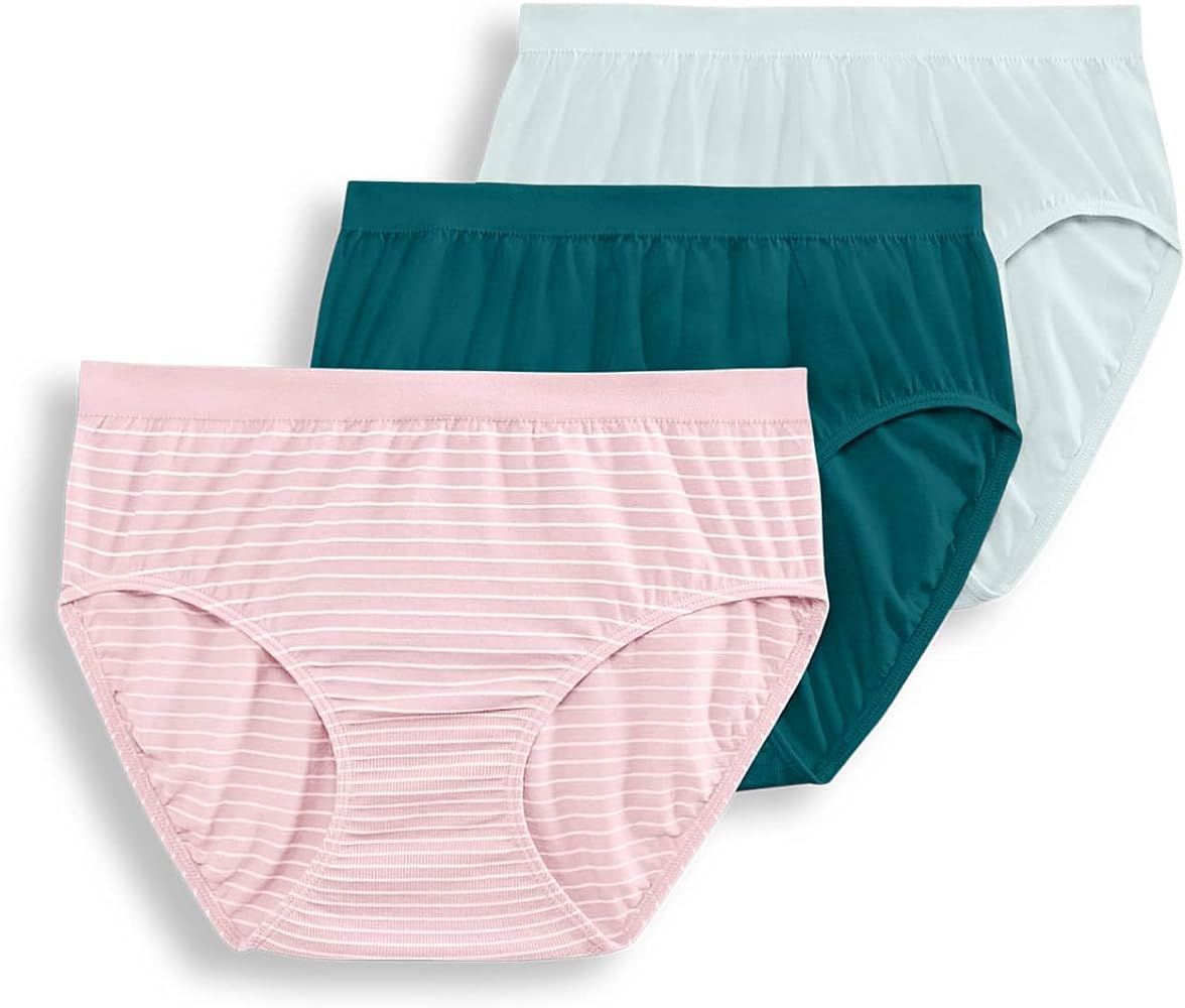 Jockey Women's Underwear Comfies Cotton Hipster - 3 Pack