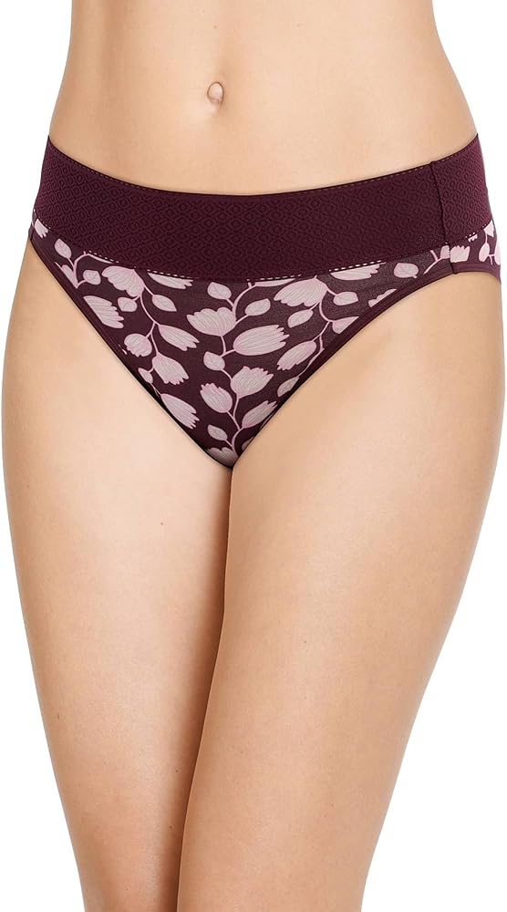 Jockey Women's Underwear Soft Touch Lace Modal Hi Cut