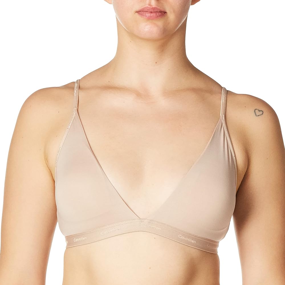 Calvin Klein Women's Form to Body Lightly Lined Triangle Bralette