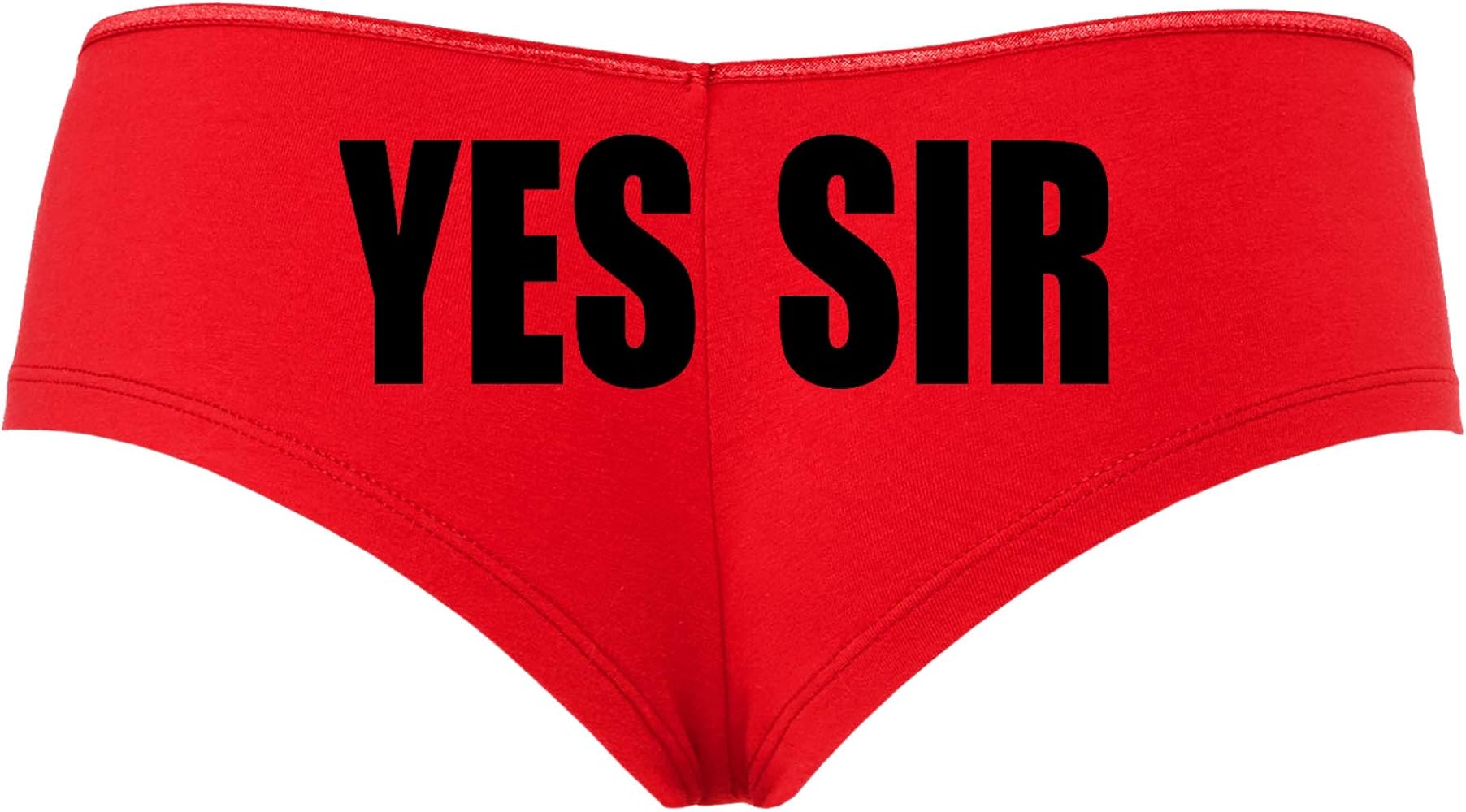 Yes Sir Master Daddy DDLG Red Boyshort For Daddys Little Slut