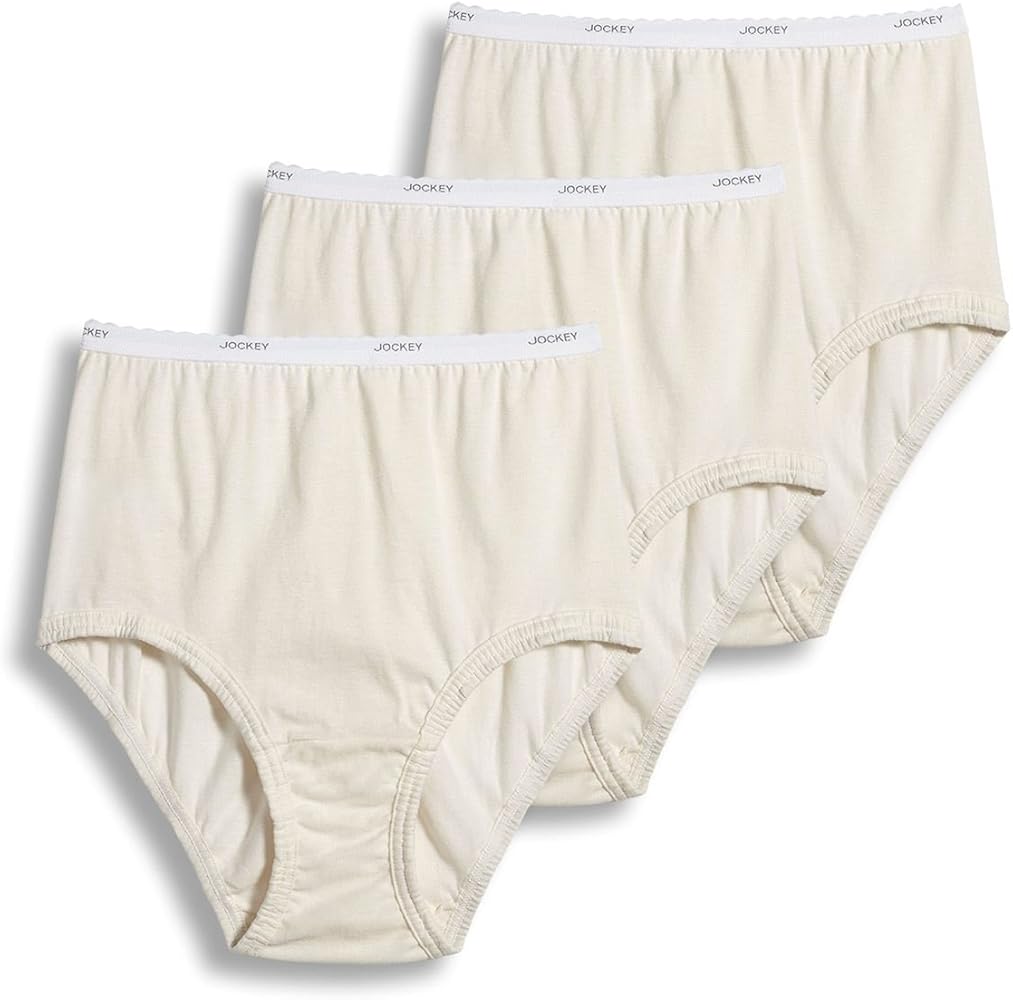 Jockey Women's Underwear Classic Brief - 3 Pack