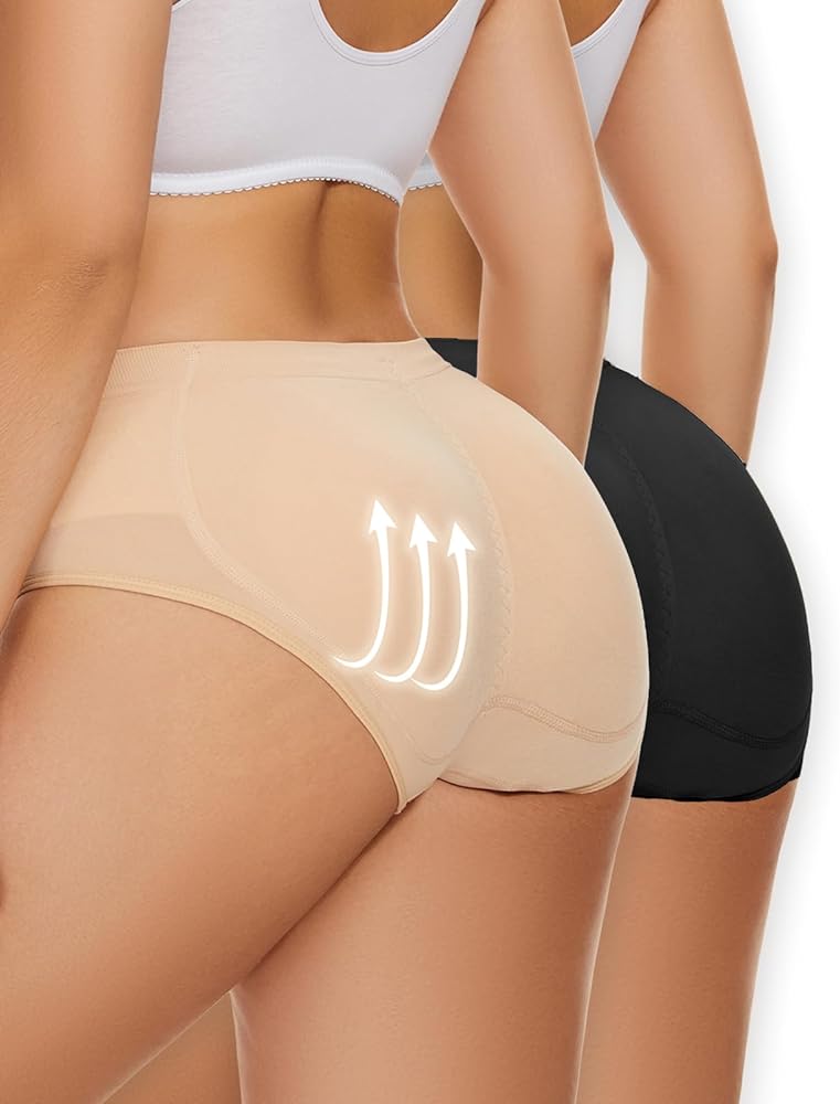 Butt Lifter Panties Underwear for Women with Removable Pads Seamless Booty Pads Hip Enhancer Panty