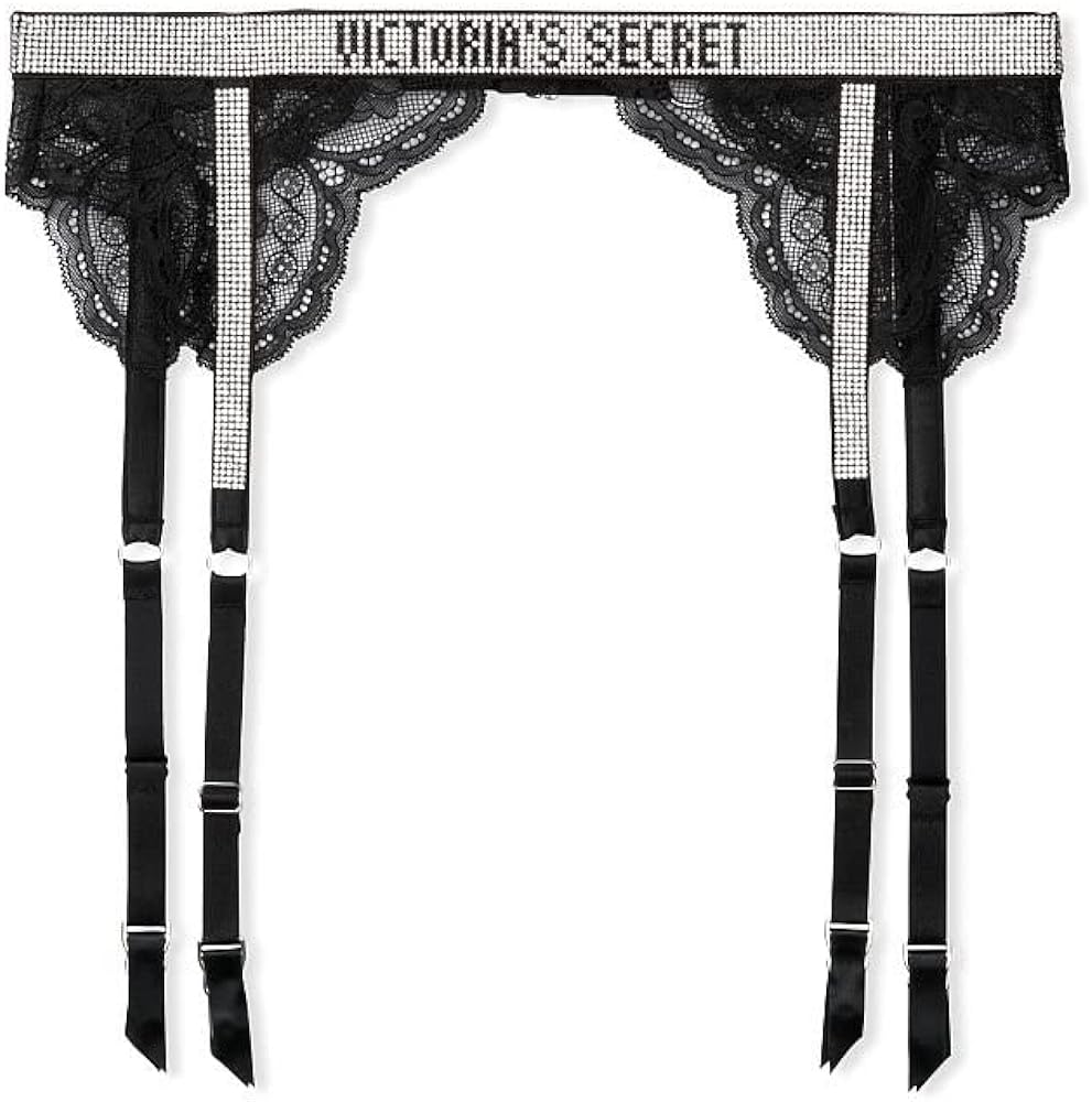 Victoria's Secret Women's Very Sexy Shine Strap Garterbelts Underwear, Panties for Women (XS-XXL)