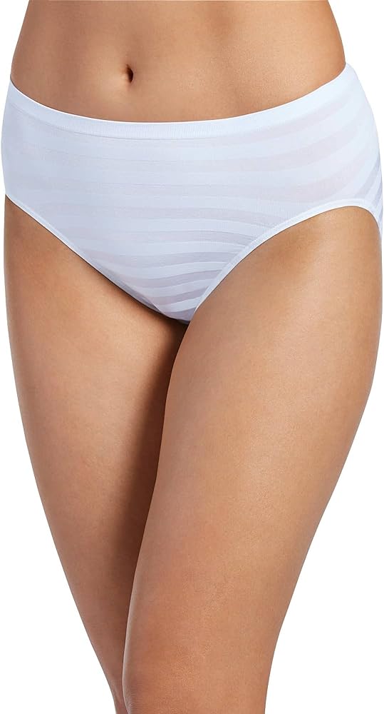 Jockey Women's Underwear Matte & Shine Seamfree Hi Cut