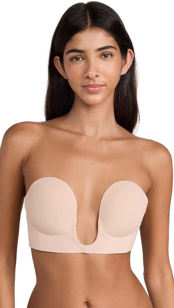 Women's U Plunge Backless Strapless Bra