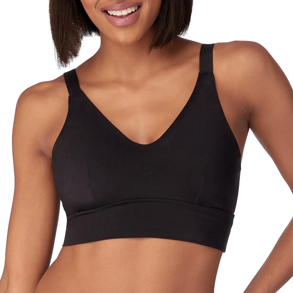 Maidenform Pure Comfort Wireless Bra, Our Best Longline Bra, Pullover Wirefree Bra for Everyday Comfort