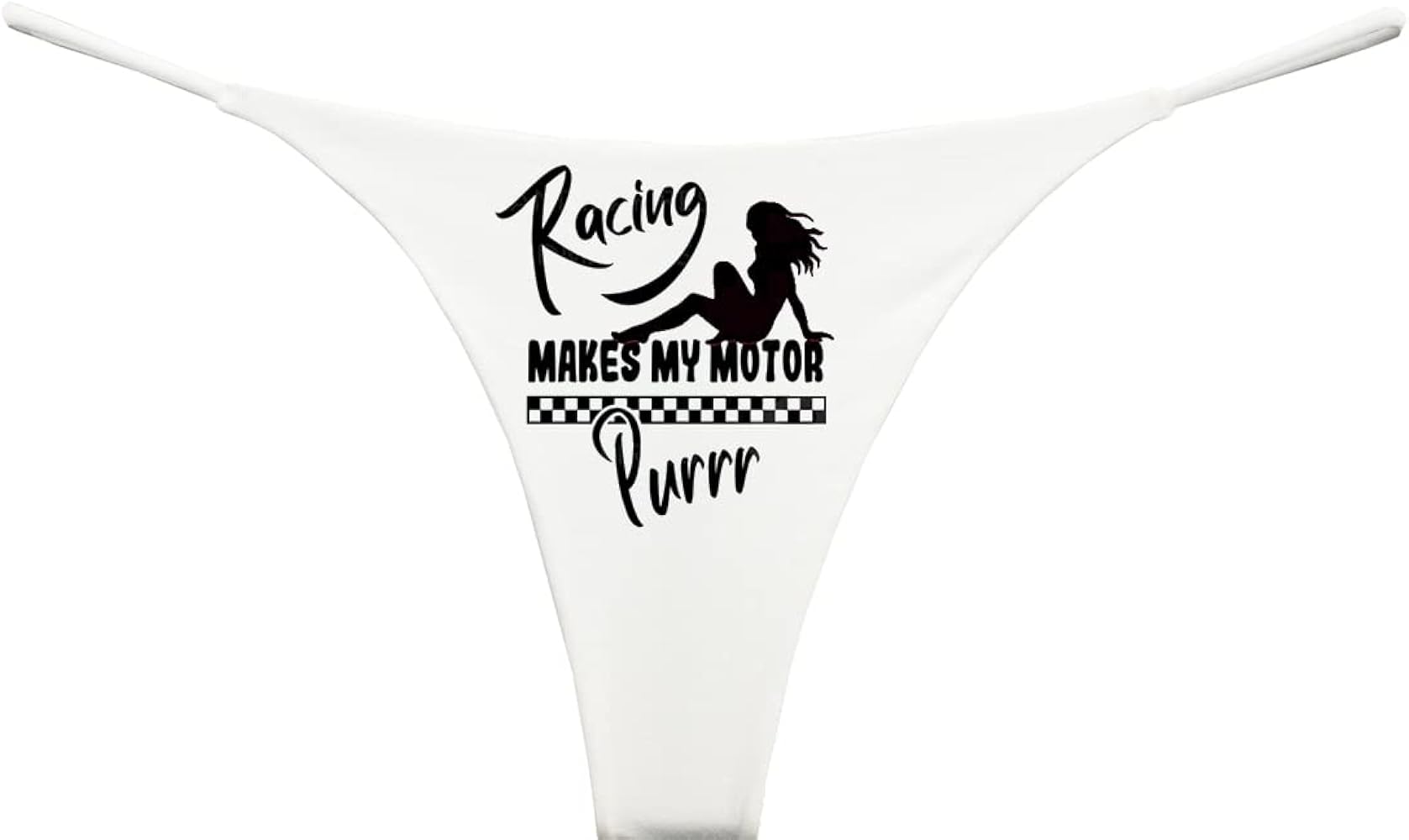 Southern Sisters Racing Make My Motor Purr Womens G String Thong Novelty