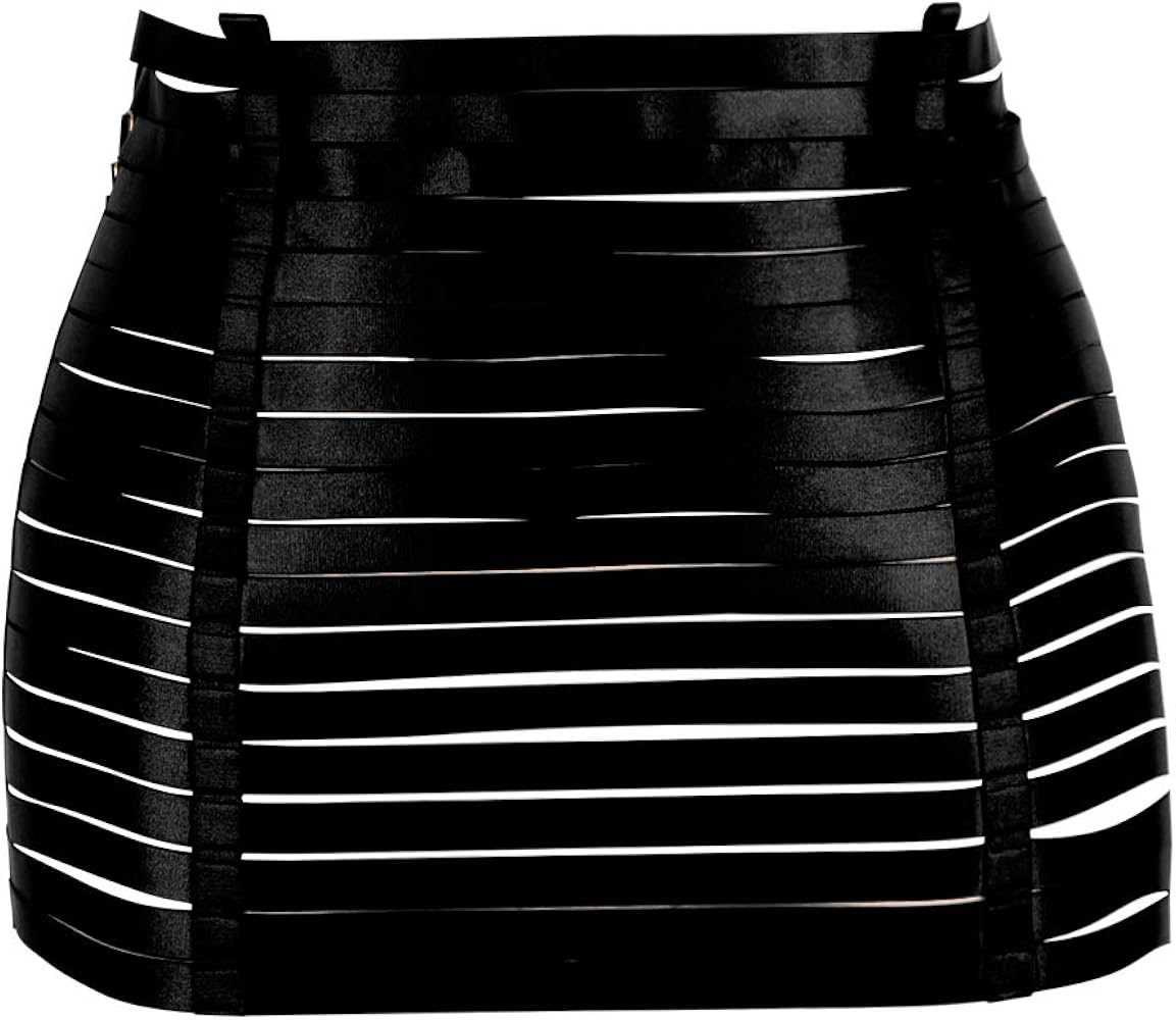 Body harness for women Skirt belt Lingerie cage Leg strap Punk gothic Stretchy fabric Plus size Waist belt