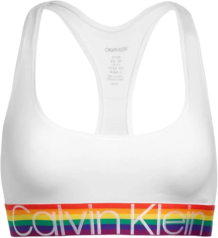 Calvin Klein Women`s Modern Cotton Pride Unlined Bralette 1 Pack